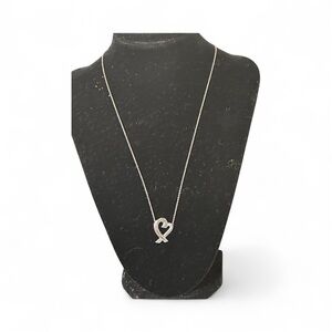 Tiffany & Co Necklace Loving Heart Pendant 925.